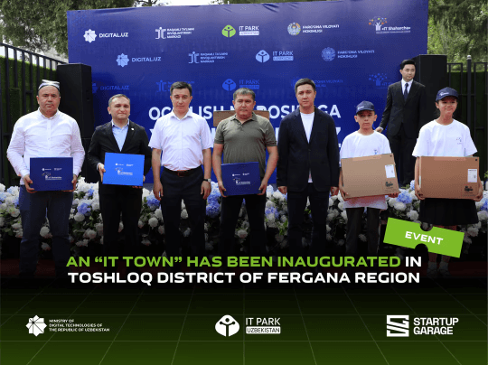 Farg‘ona viloyatining Toshloq tumanida "IT Town" ochildi